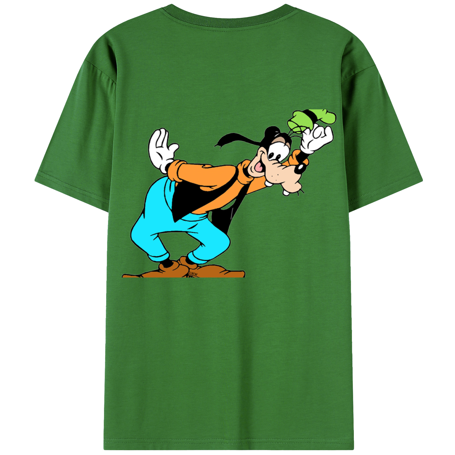 （画像用） ミッキーマウス Mickey Mouse レディース半袖Tシャツ(バックプリント)